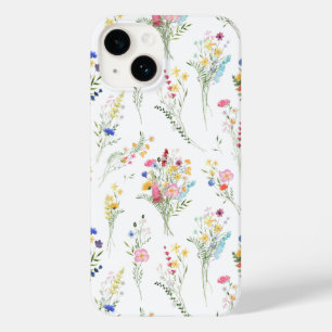 Vild blomster akvarell blommönster