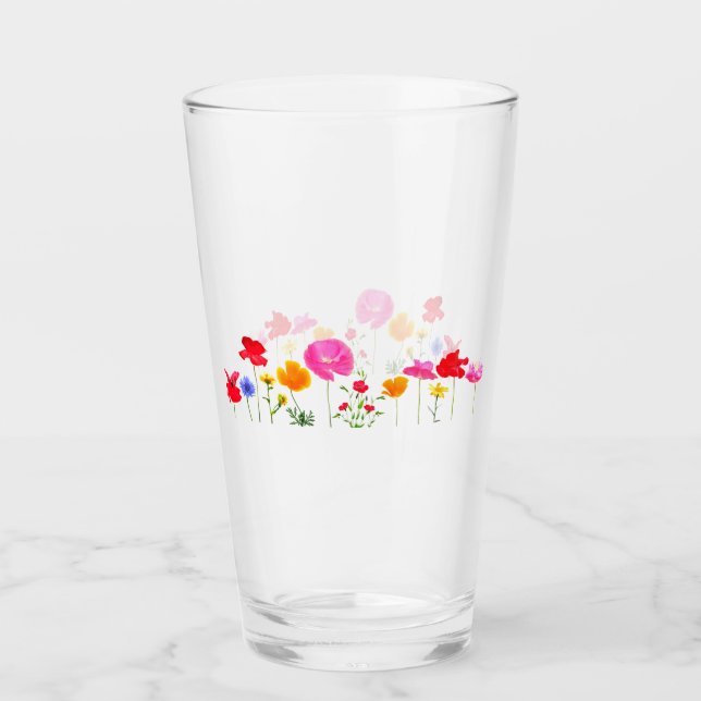 vild blomster samling glaskopp (Framsida)