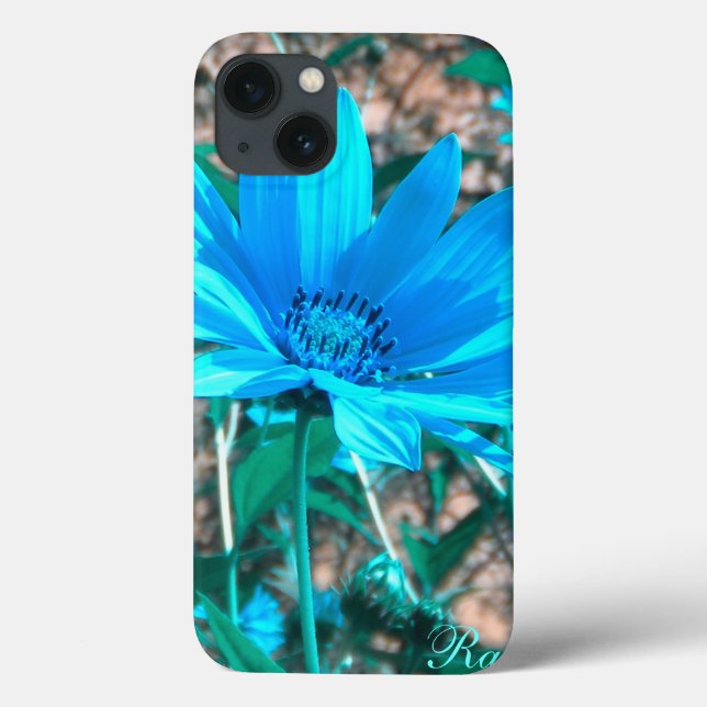 Vild Blue Solros iPad Case (Baksida)