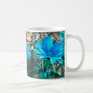 Vild Blue Sunblommor Mugg