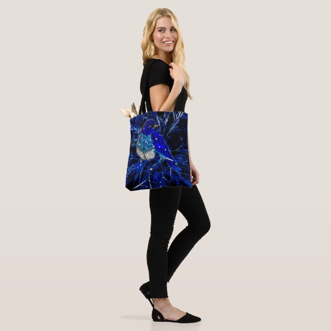Vild Bluebird Bag Tygkasse (På modell)