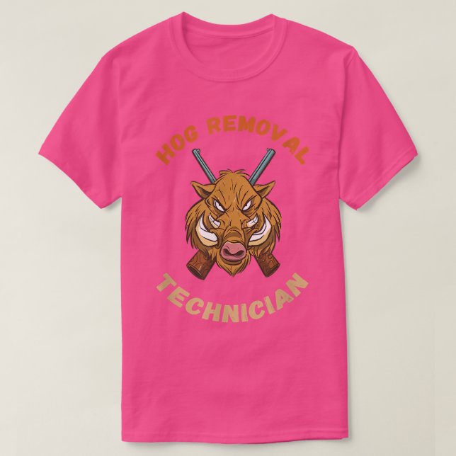 Vild Boar Hog Ung Vild  Hog Hunting T Shirt (Design framsida)