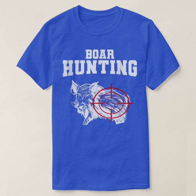 Vild Boar Hunting Razorback Vild Boar Hunter Vild T Shirt (Design framsida)