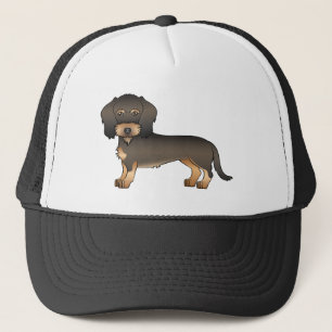 Vild Boar Wire Hated Dachshund Cute Tecknad hund Keps