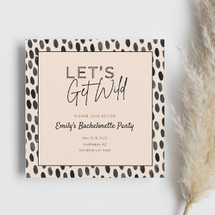 Vild Boho Bachelorette-partiets inbjudan till Itin
