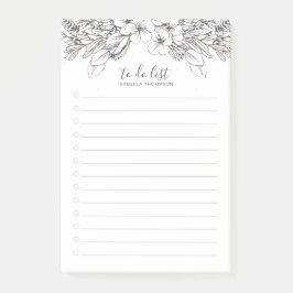 Vild Bouquet Botanical Post-it Notes