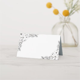 Vild Bouquet-platskort | Himmel Placeringskort