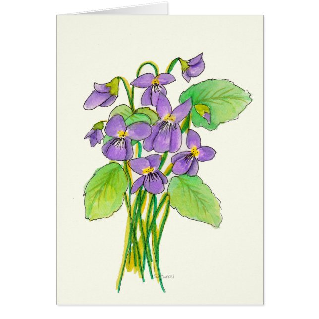 Vild bryter mot födelsedag hälsningskort (Framsidan)