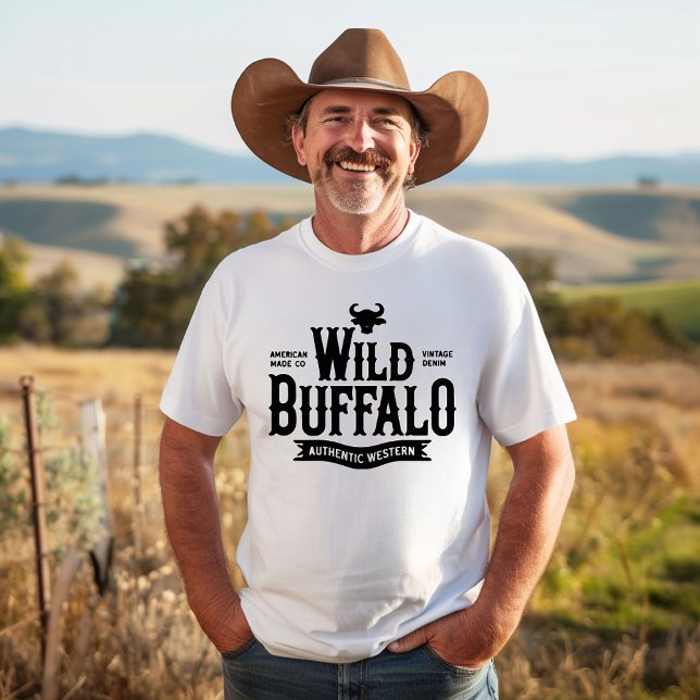 Vild Buffel T Shirt (Skapare uppladdad)