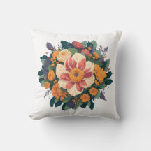 Vild Bukett med rosor, blommigt