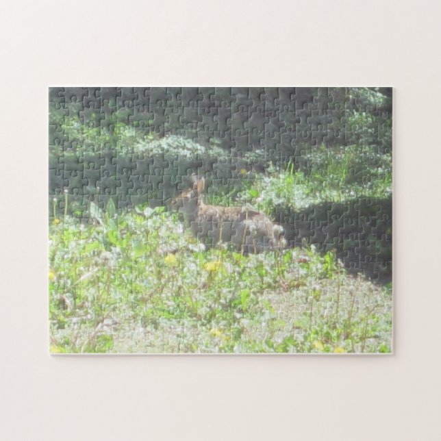 Vild Bunny Puzzle Pussel (Horisontell)