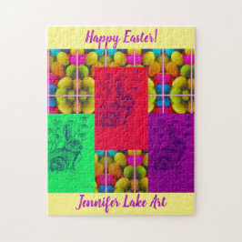 Vild Bunny Sketch Puzzle Pussel