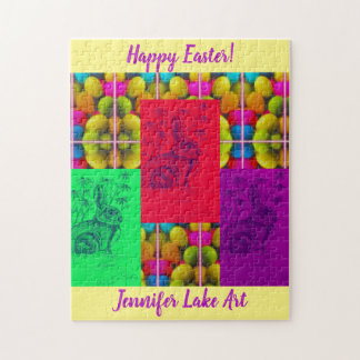 Vild Bunny Sketch Puzzle Pussel