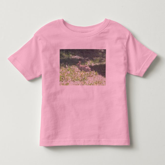Vild Bunny Småbarn Ringer T-Shirt (Framsida)