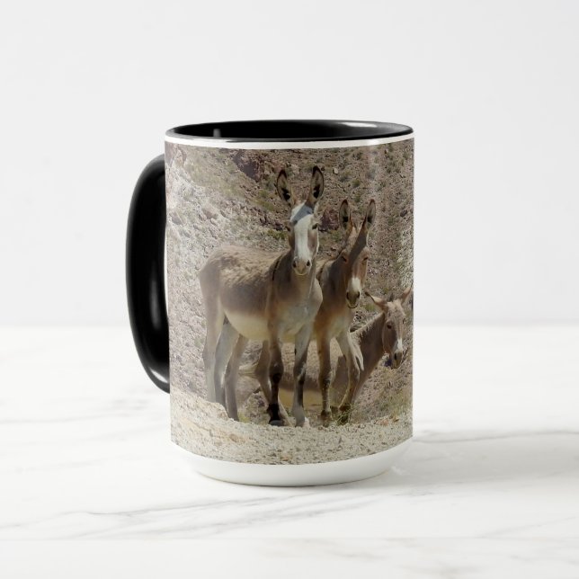 Vild burros, åsnor, vilt, muggar (Framsida vänster)