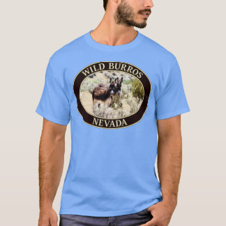 Vild Burros Donkey från Nevada 2 T Shirt