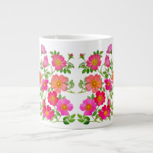 Vild Buskros Floral Jumbo Mugg