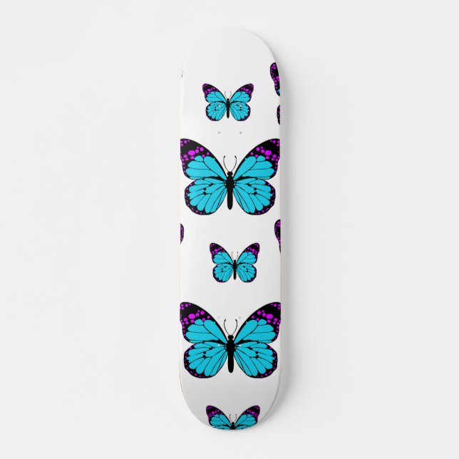 Vild Butterflies Mini Skateboard Bräda 18,5 Cm (Framsida)