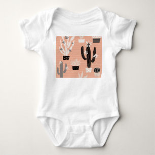 Vild Cactuses: Colorful Watercolor Mönster T Shirt