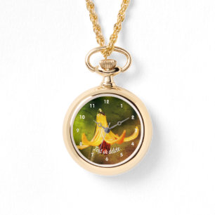 Vild Canada Lily with Insekt Abstrakt Personlig Armbandsur