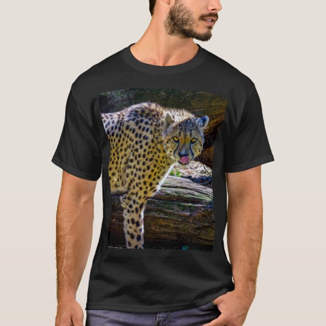 Vild Cheetah T-Shirt (Framsida)