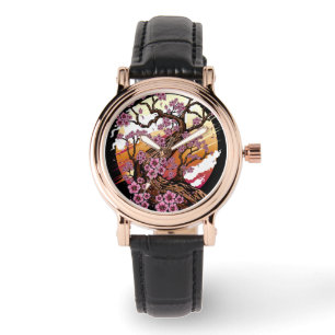 Vild Cherry Blommar Armbandsur