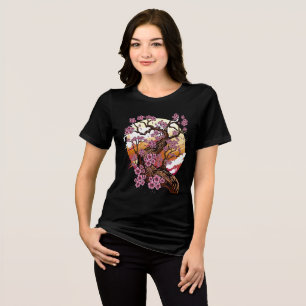 Vild Cherry Blommar T Shirt