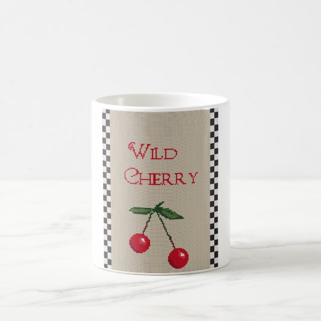 Vild Cherry Coffee Mugg Tea Kitchen Decor (Center)