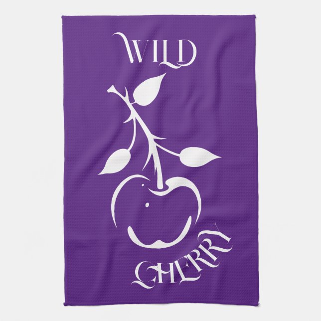Vild Cherry Kökshandduk (Vertikal)