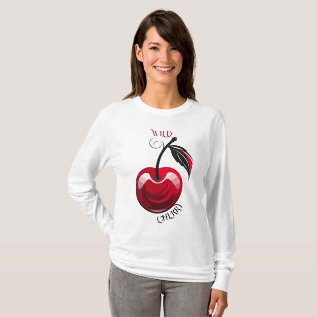 Vild Cherry T Shirt (Hel framsida)