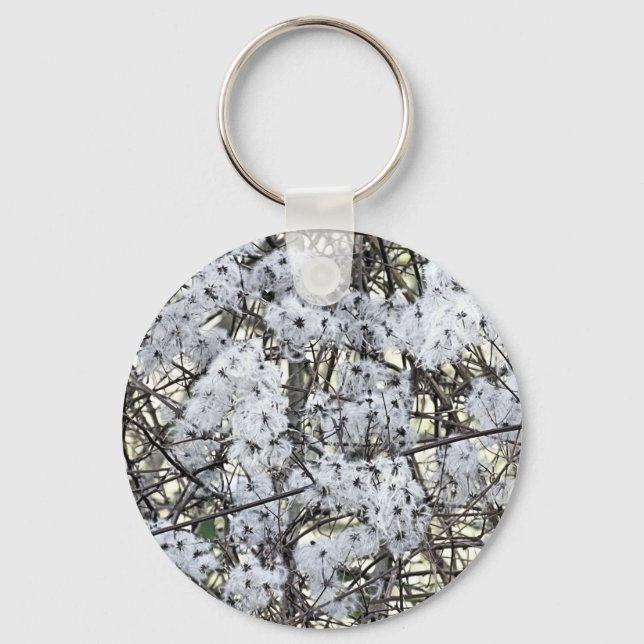 VILD CLEMATIS KEYCHAIN NYCKELRING (Framsida)