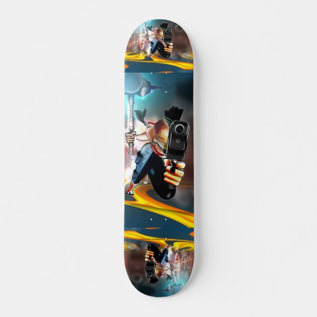 Vild Condor Mini Skateboard Bräda 18,5 Cm (Framsida)