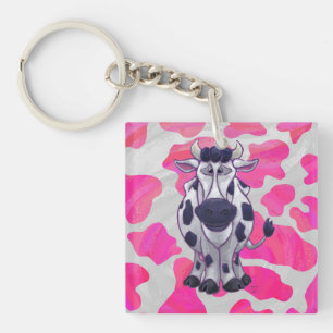 Vild Cow Rosa och Vit