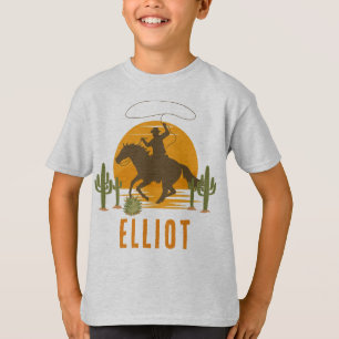 Vild cowboypojke western pojke t shirt