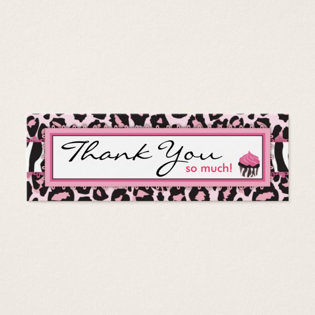 Vild Cupaka WP TY Smala Gift Märkre Litet Visitkort (Framsidan)