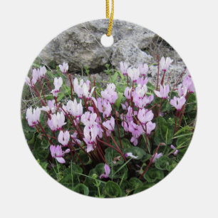 Vild Cyclamen-ornament Julgransprydnad Keramik