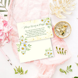 Vild daisy Blommor vår sommarrecept Tilläggskort