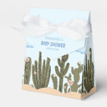 Vild Desert med Cactus Cute Baby Shower