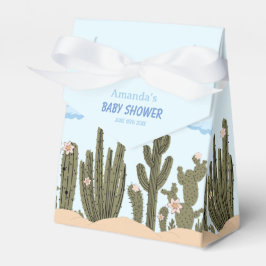 Vild Desert med Cactus Cute Baby Shower Presentaskar