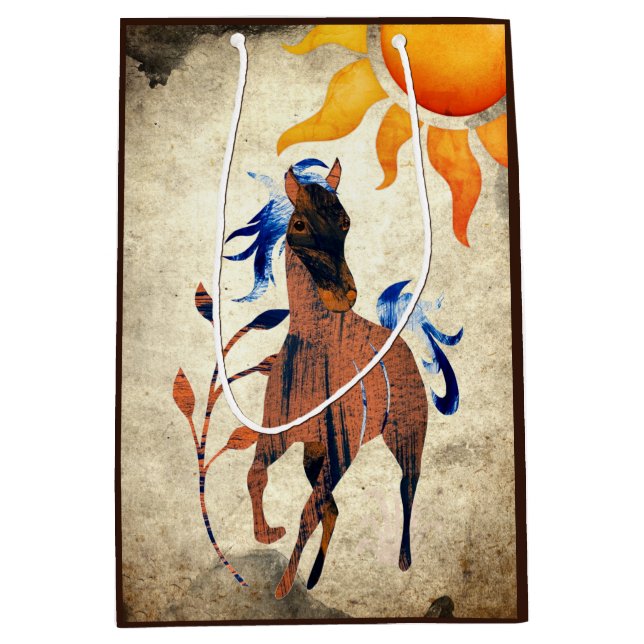 Vild Desert Pony med Sol Horse (Framsidan)