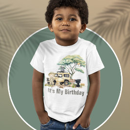 Vild djungel Födelsedagsklänning T Shirt