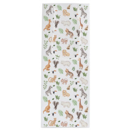 vild djur med jungle Träd mönster