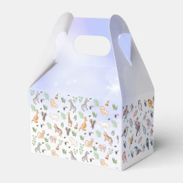 vild djur med jungle Träd mönster Presentaskar