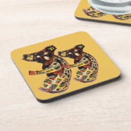 Vild Djurart Aboriginal Art Koala Bears Underlägg