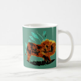 Vild Djurart Lejon Kaffemugg