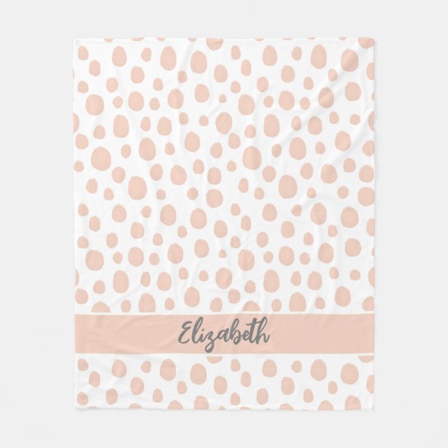 Vild Djurhud Fleecefilt (Framsidan)