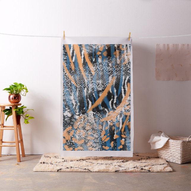 Vild Djurutskrift Mönster Tyg (In Situ)