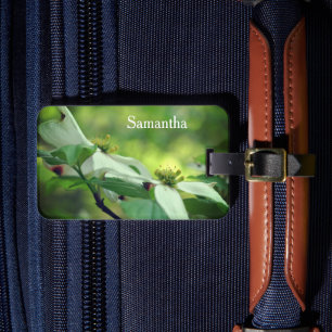 Vild Dogwood Flower Blommars Personlig Bagagebricka