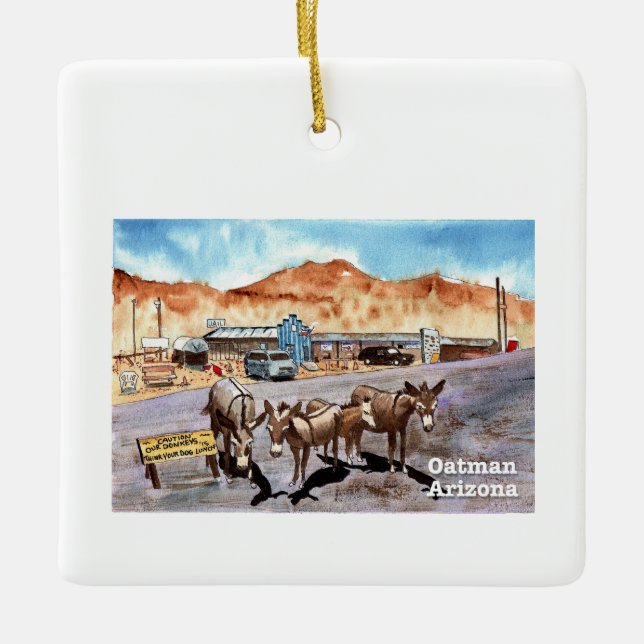 Vild Donkey of Oatman, Arizona Ornament (Framsida)