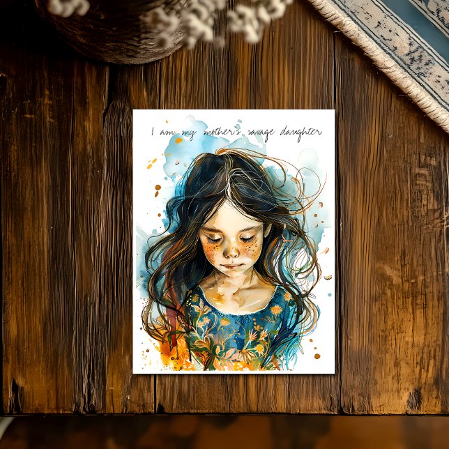 Vild Dotter Vykort (Skapare uppladdad)
